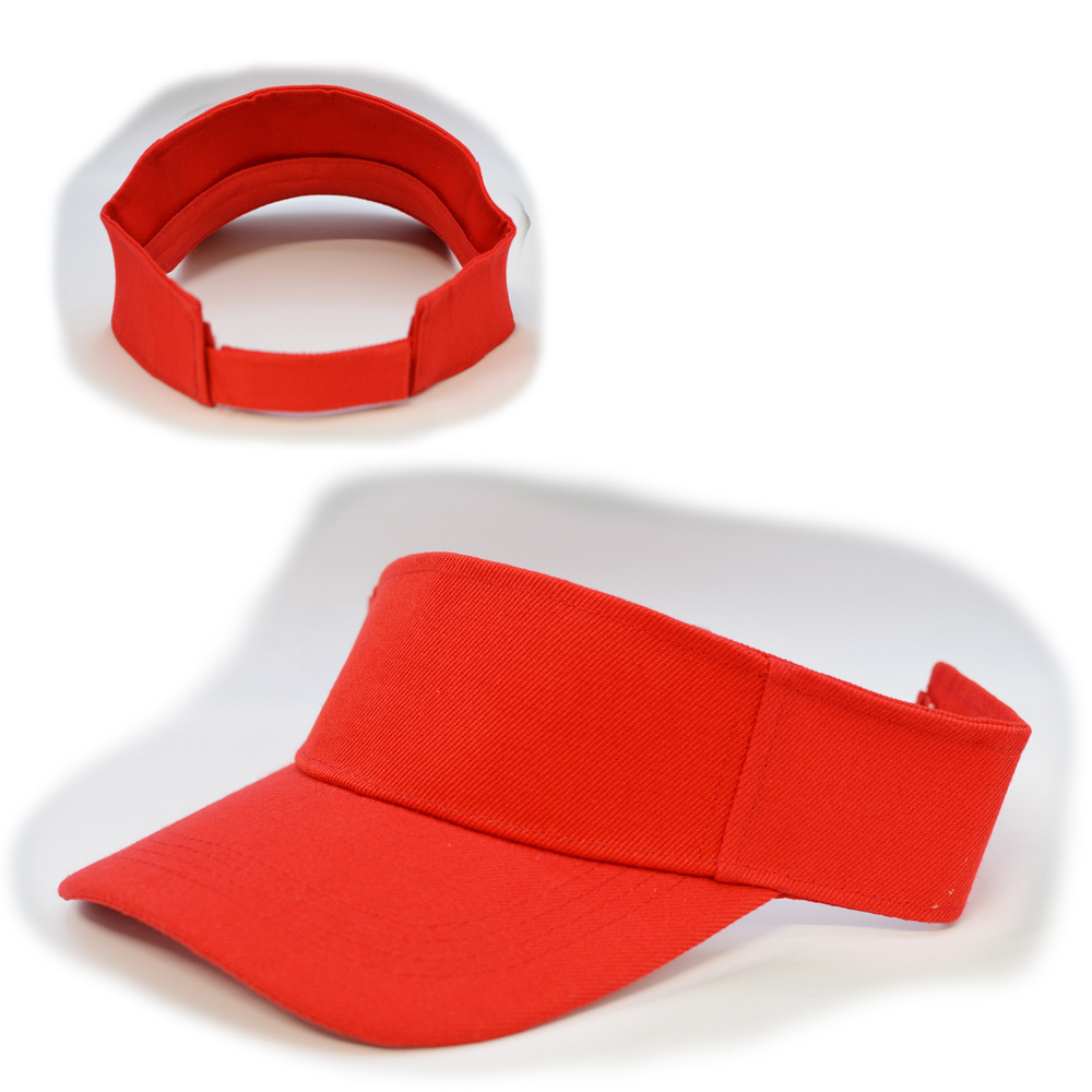 Sunvisor Cap Red